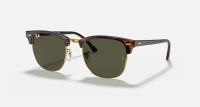 Ray Ban Clubmaster, Mock Tortoise, On Arista, G-15 Green, 55