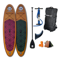 PandaSup iPanda 10'4"  Yoga / Family Set, Olive, 10.4"x33"x6''