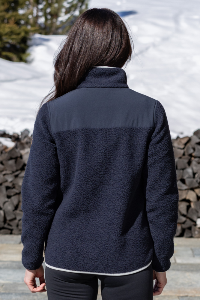 rukka Anisa Damen Sherpa Jacke, dark navy, 36