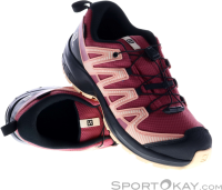 Salomon XA PRO V8 CSWP J, Earth Red/Black/Almond Cream, 34