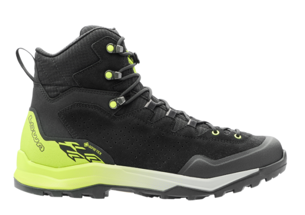 Lowa ® EXPLORER GTX MID, schwarz/limone, 1