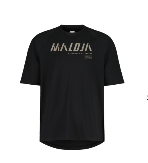 Maloja AnderterM. Enduro Tee, deep black, Grösse L
