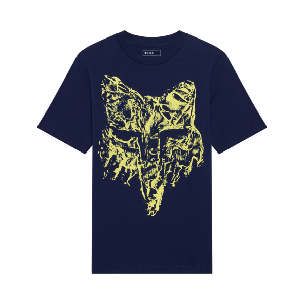 Fox Racing Yth Image Print Hd Ss Tee, navy