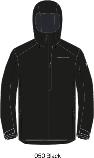 Peak Performance M Maroon Insulated Jacket-BLACK, 2XL