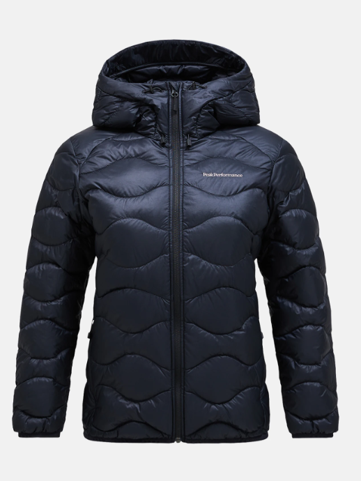 Peak Performance W Helium Down Hood Jacket-BLACK, L
