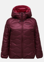 Peak Performance W Helium Down Hood Jacket, PORTO/MOUNTAIN BLUSH, L