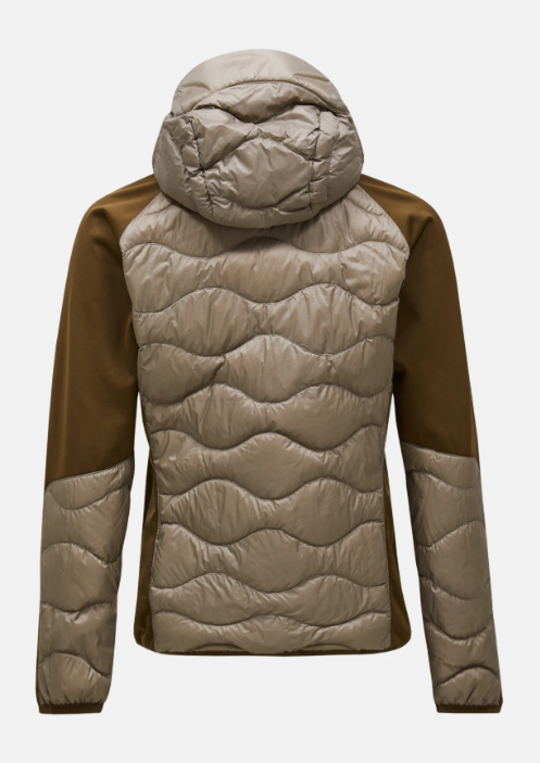 Peak Performance M Helium Down Hybrid Hood-AVID BEIGE-Mea