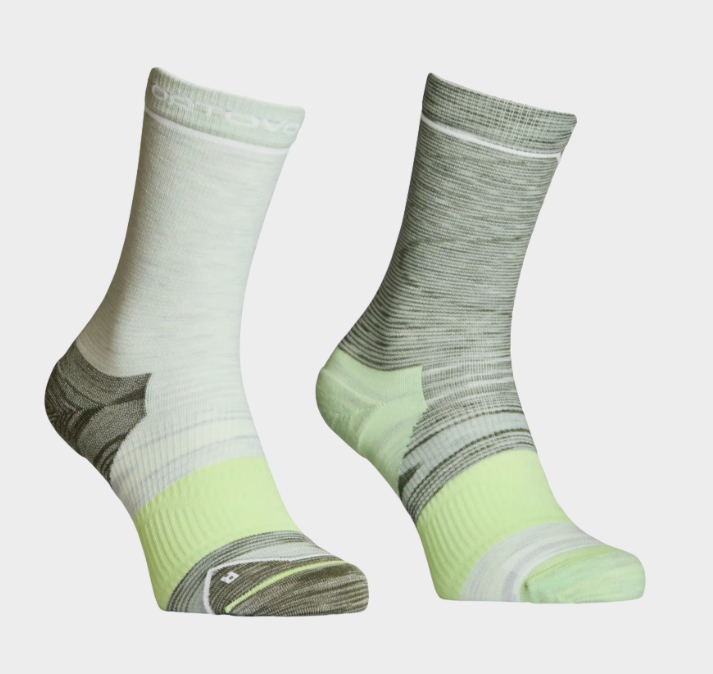 ORTOVOX Alpine mid Socks W, green acid, 35-38