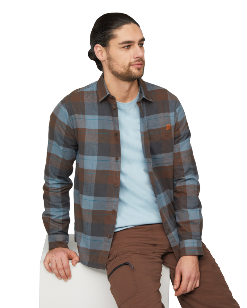 Mammut Trovat Longsleeve Shirt Men, gabbro-strata, L