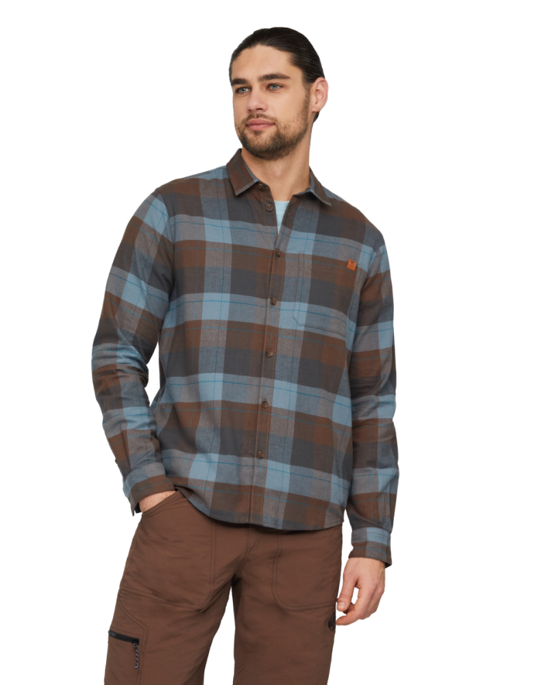 Mammut Trovat Longsleeve Shirt Men, gabbro-strata, L