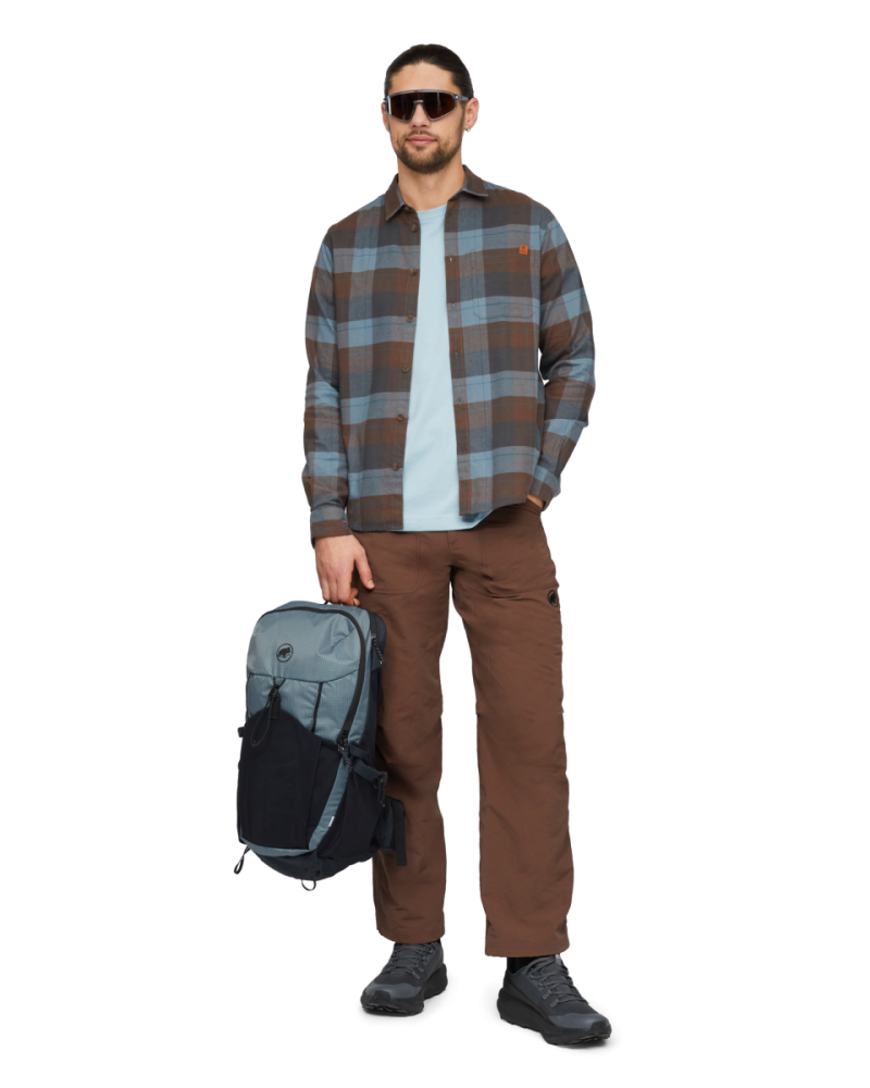 Mammut Trovat Longsleeve Shirt Men, gabbro-strata, L