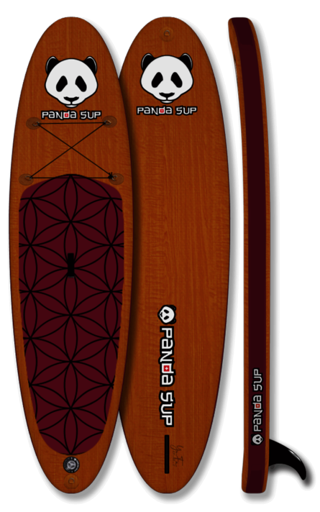 PandaSup iPanda 10'4"  Yoga / Family Set, Purple, 10.4"x33"x6''