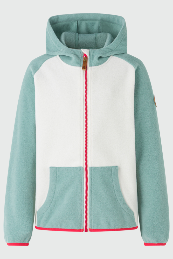Rukka Erik Kinder Fleece Zip-Hoodie, 0677, blue surf, 110