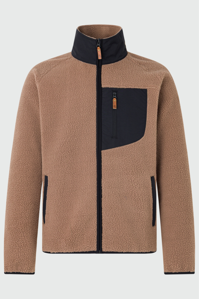 Rukka Carson Herren Fleece Jacke, 0621, shitake, XL
