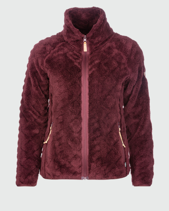 Rukka Rosemary Damen Fleece Jacke, port royale, 38