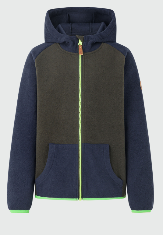 Rukka Erik Kinder Fleece Zip-Hoodie, dark navy, 104