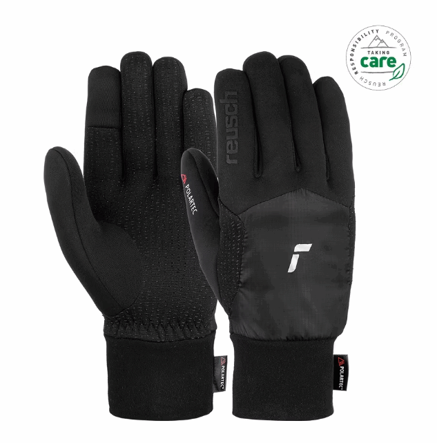 Reusch Garhwal Hybrid TOUCHTEC, black_silver, 9