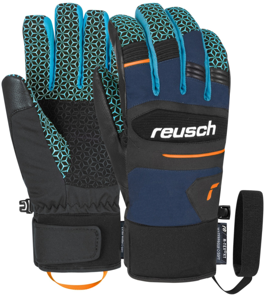 Reusch Scorpion R-TEX XT, dress blue/orange popsicle