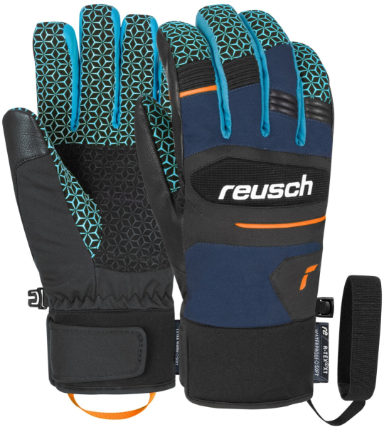 Reusch Scorpion R-TEX XT, dress blue/orange popsicle