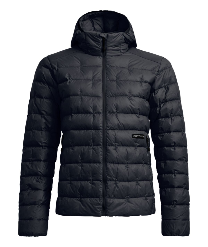 Ortovox DOWNWOOL 180 HOODED JACKET W, black raven, M