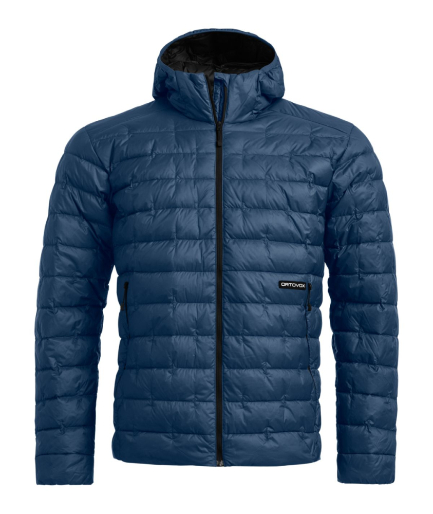 Ortovox DOWNWOOL 180 HOODED JACKET M, blue nunatak, XXL
