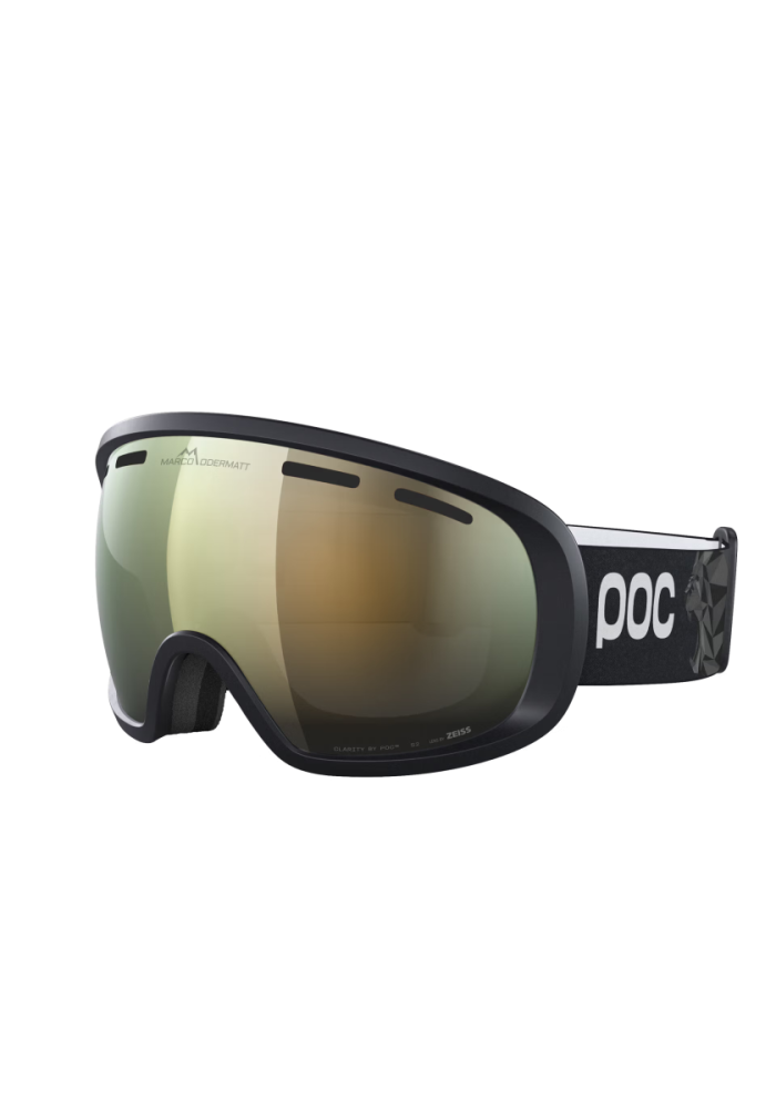POC Fovea Marco Odermatt Ed., Uranium Black/Podium Gold/Sunny Gold, ONE