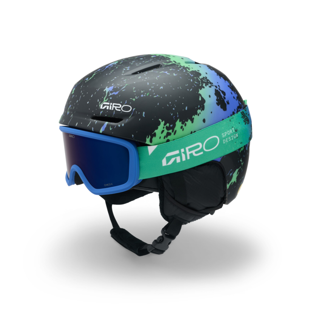 Giro Spur Combo, matte blue/green surge, XS 48.5-52