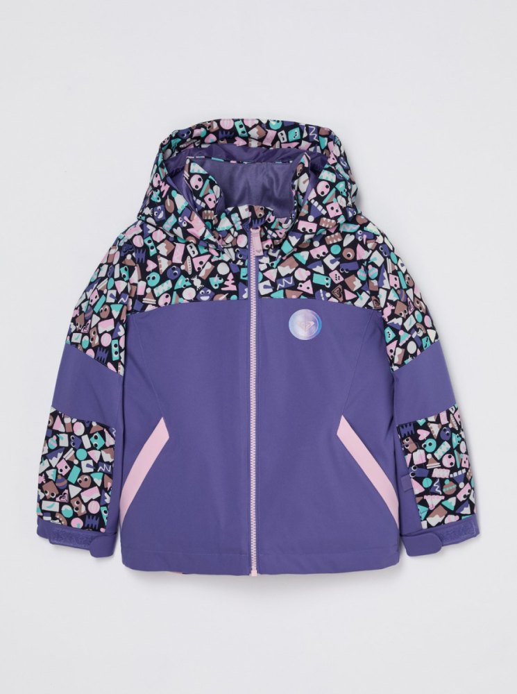 Roxy Snowy Tale Jk, true black frosty friends, 6/7