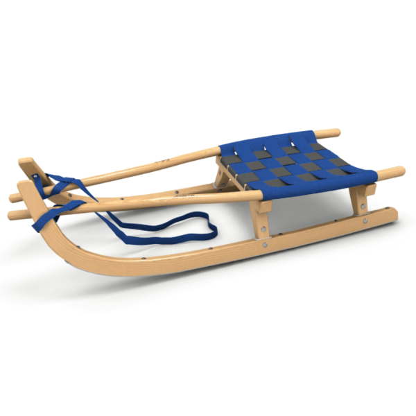 Kathrein Tourenrodel Sportversion Einsitzer, Blau/Grau, 125cm