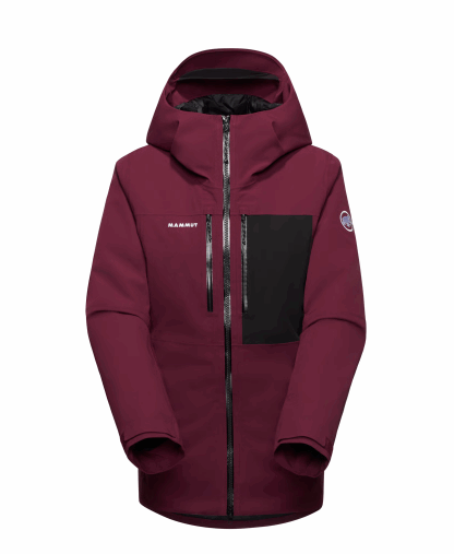 Mammut Stoney HS Thermo Hooded Jacket Women, vin-black, XL
