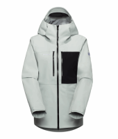 Mammut Stoney HS Hooded Jacket Women, silver sage-black