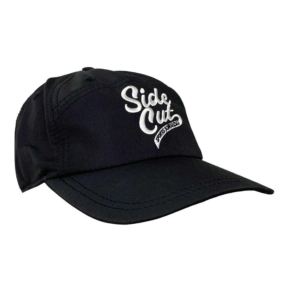 Bergsee Side Cut Panel Sport Cap, Black, one size