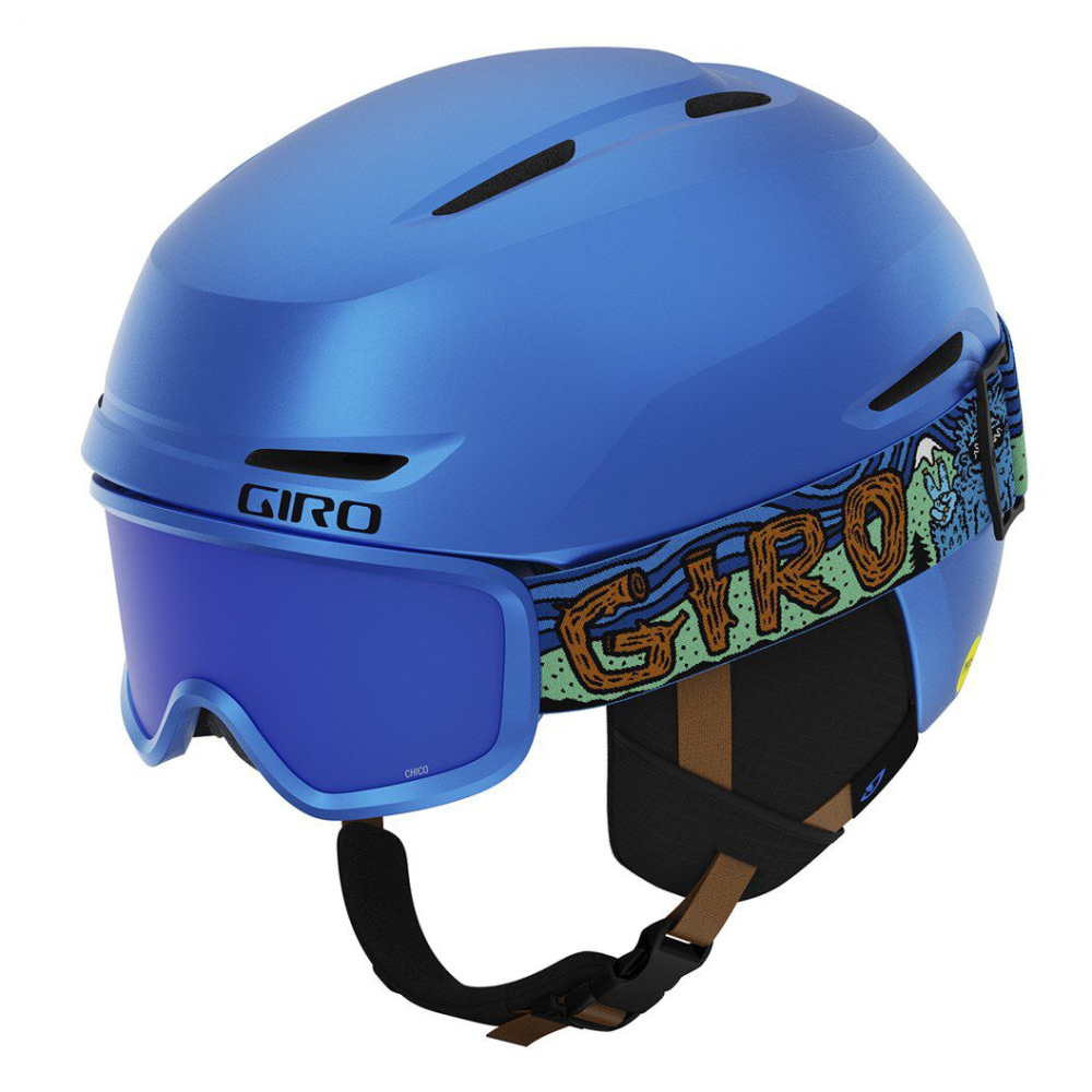 Giro Spur Flash Combo, blue shreddy yeti, S
