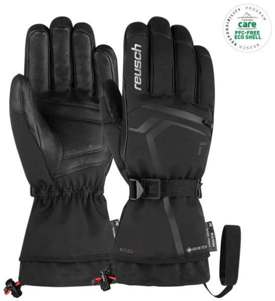 Reusch Down Spirit GTX, black/silver, 11