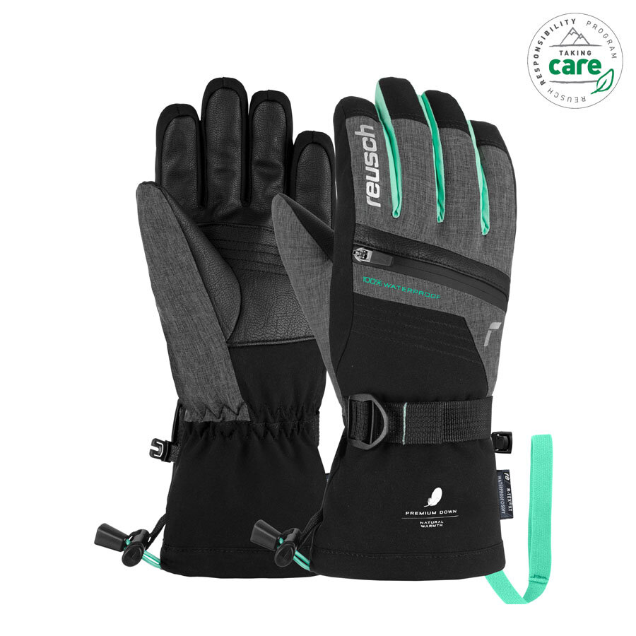 Reusch Lando R-TEX® XT Junior, blk_blk mel._cabb, 5.5