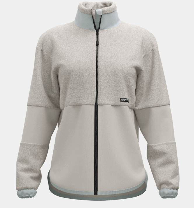 Ortovox FLEECE TEDDY JACKET W, white tea, M