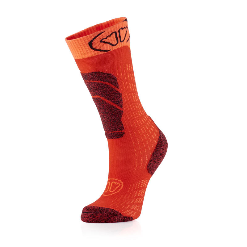 Sidas SOCKS SKI MER JR, Ro/Or, 24-26