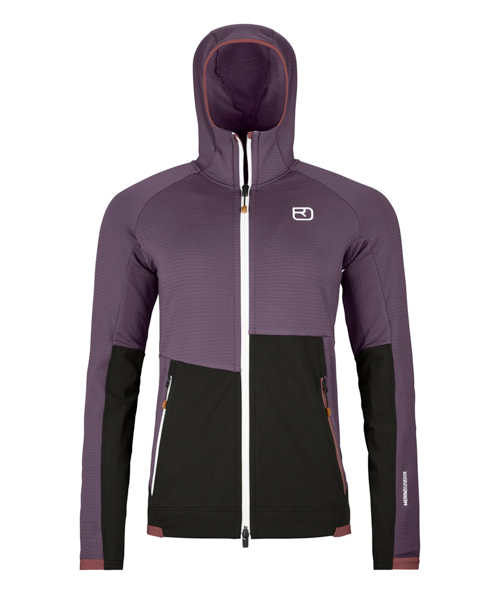 Ortovox FLEECE RIB HOODY W, wild berry, XL