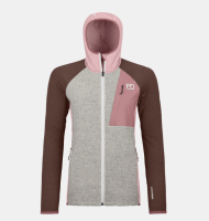 Ortovox FLEECE GP CLASSIC KNIT HOODY W, dawn rose, M