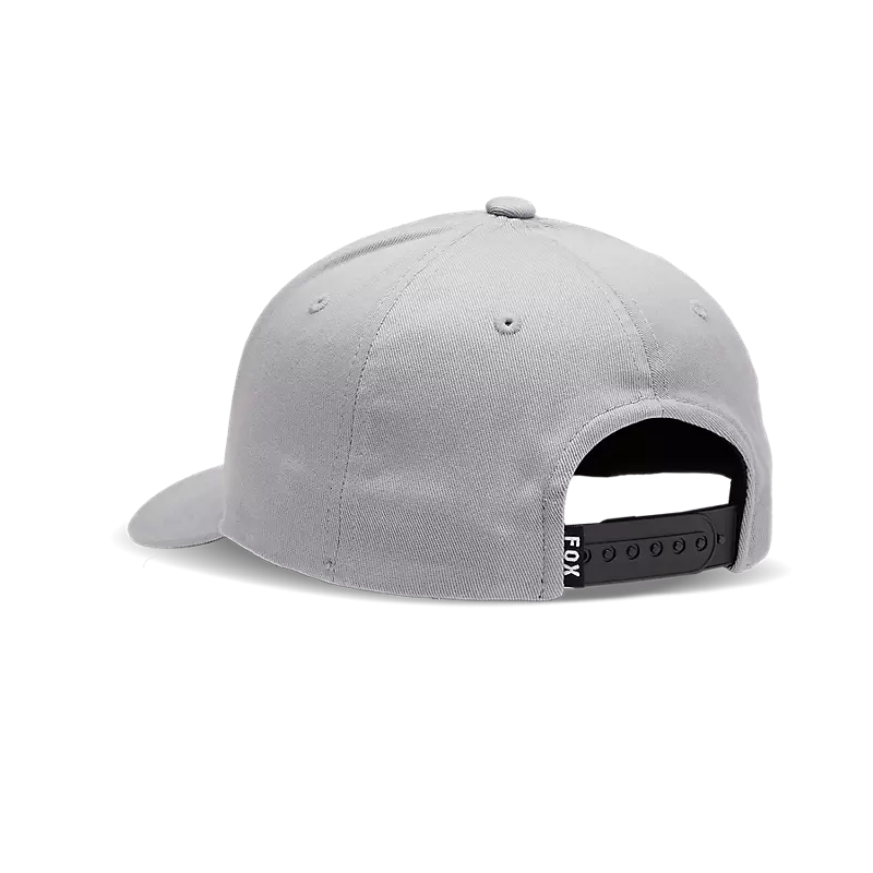 Fox Yth Head 110 Snapback Cap, steel grey, one size