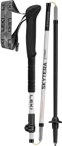 Leki Skytera FX Carbon SL, white/black, 110-130cm