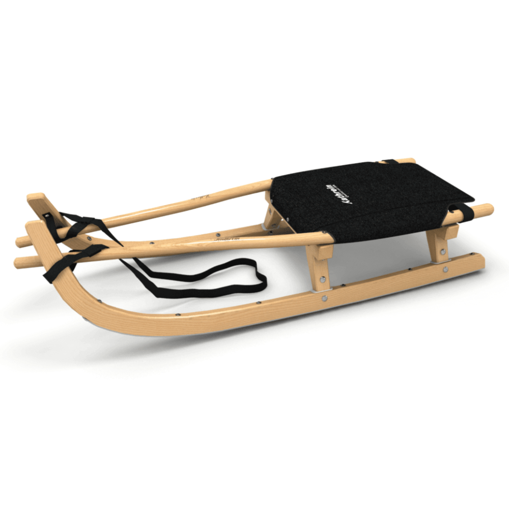 Kathrein Tourenrodel Sportversion Polstersitz, Schwarz, 125cm