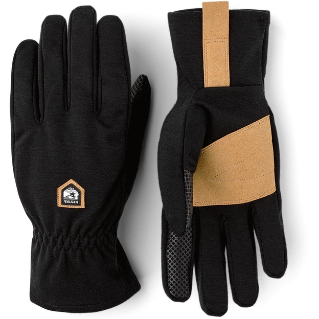 Hestra Merino Windwool Liner, black, 8