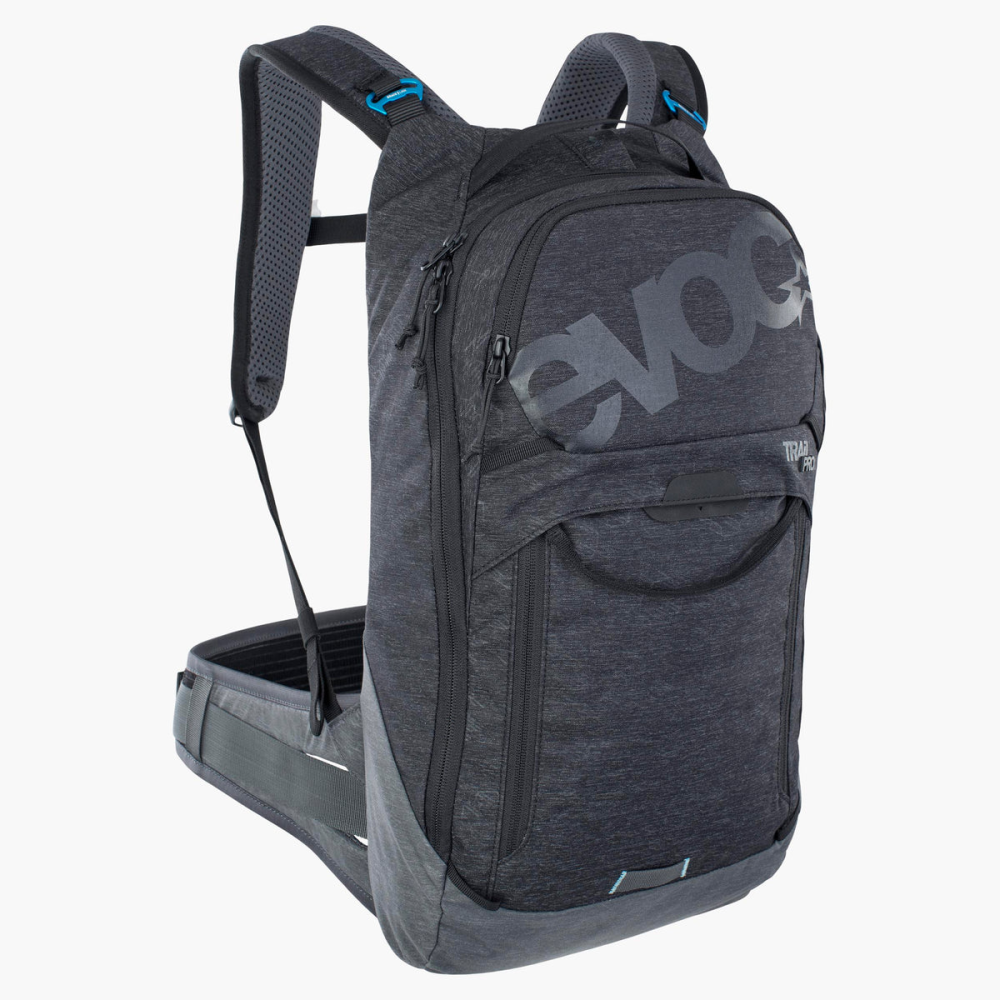 Evoc Trail Pro 10L Backpack, black/carbon grey, S/M
