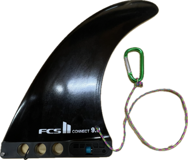 PandaSup FCS II SUP Connect 9“ Finne US-Box mit Schnellverschluss + Sicherungskarabine...