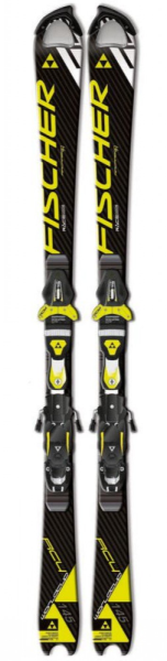 Fischer RC4 WC SL JR. / RC4 Z11, Black/Yellow, 140cm