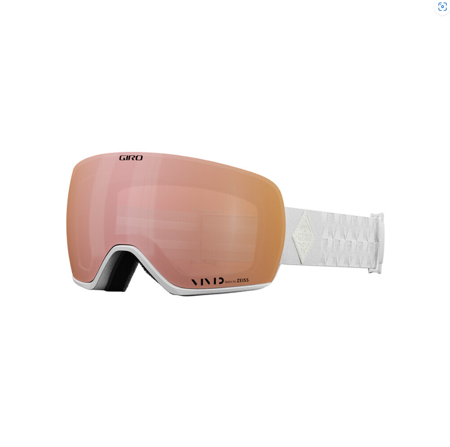 Giro Article II W Vivid Goggle, white bliss;vivid rose gold S2;+S1, one size