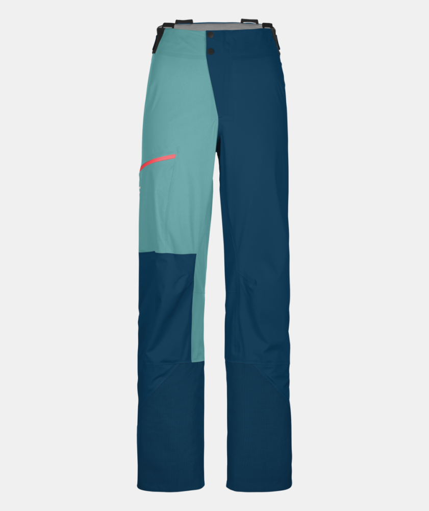 ORTOVOX 3L ORTLER PANTS W, petrol blue, S