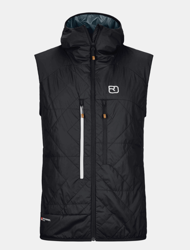 Ortovox PIZ BOÈ SWISSWOOL VEST M, black raven, S