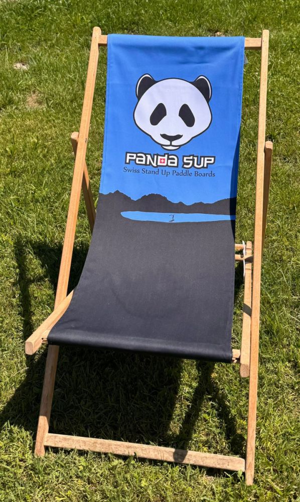 PandaSup Panda SUP Liegestuhl, Schwarz/Blau